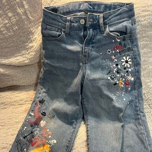 Girls size 10 bell bottoms. Cute designs
